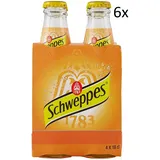 6x Schweppes Arancia Orangenlimonade Glasflasche ( 4 x 18cl ) erfrischend