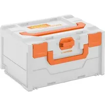 Cemo Akku-Sicherheitsbox Kunststoff 40 x 30 x 21,5 cm grau/orange