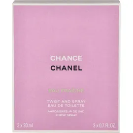 Chanel Chance Eau Fraiche Eau de Toilette refillable 3 x 20 ml