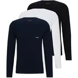 Boss Herren Lsshirtrn 3p Classic UNDERW_Longsleeve, 990 Open Miscellaneous, L EU