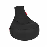 GAMEWAREZ Gaming Sitzsack Alpha Hurricane - Kunstleder (Schwarz)