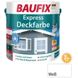 2in1 Express Deckfarbe weiß 2,5 L 2-er Set