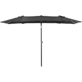 Outsunny Sonnenschirm 150 x 295 cm Grau