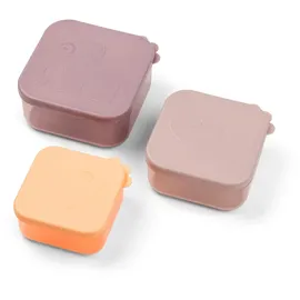 Done by Deer Friends Snackbox, rosa (3er-Set)