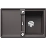 Blanco Adira 45 S rechts Einbau von Oben silgranit felsgrau Handbetätigung 780 x 500 mm