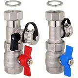 Buderus Anschluss-Set HKA 1 Zoll Messing