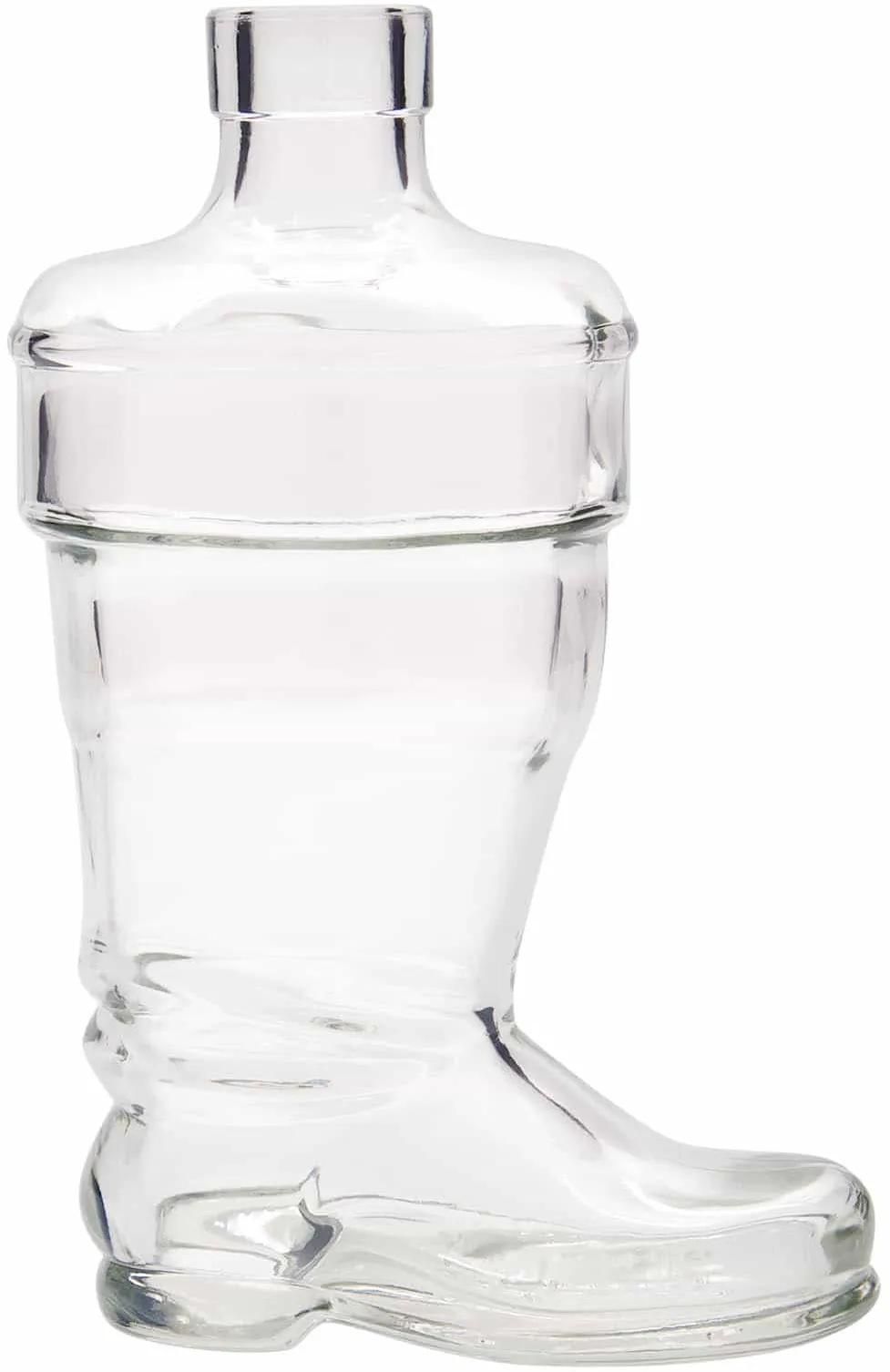 Glazen fles 'Laars', 350 ml, monding: kurk