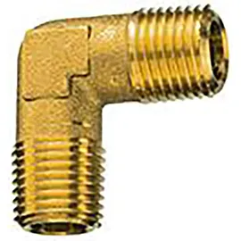 Riegler Winkelstück, außen/außen, R 1/4, SW 13, Messing blank