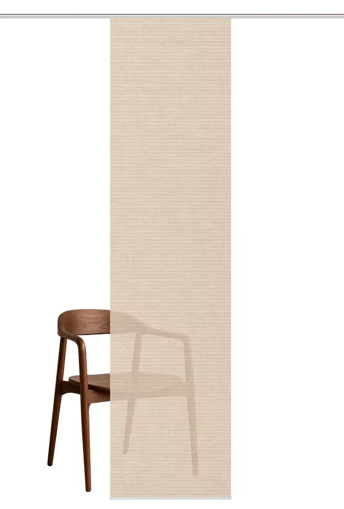 Schmidt Schiebevorhang Pive 60 x 260 cm Polyester Beige Sand