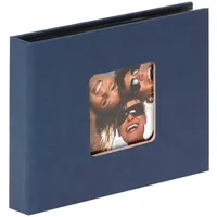 walther design Mini-Fotoalbum blau