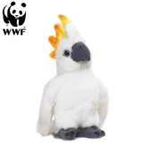 WWF Plüschtier Kakadu Papagei (mit Sound, 14cm) lebensecht Kuscheltier Stofftier