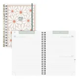 Baier & Schneider Schülerkalender Daisy A5 beige/orange/weiß 2026/2027