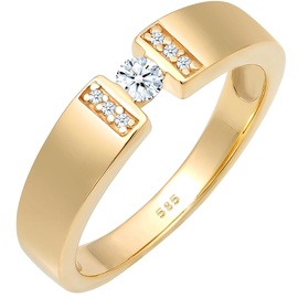 Elli DIAMONDS Verlobung Diamant 0.14 ct. 585 Gelbgold Ringe Damen