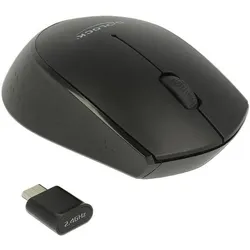 DeLOCK 12526 kabellose Maus - 2.4 GHz - Schwarz