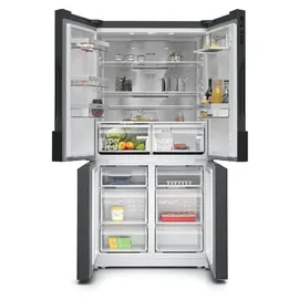 Bosch KFI96AXEA Serie 6 French Door (574 l, 1830 mm hoch, Schwarz)