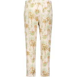 Cartoon Stoffhose Damen mit Gummizug Beige 40