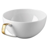 Rosenthal Tasse TAC Gropius Skin Gold Tee-Obertasse, Porzellan goldfarben|weiß