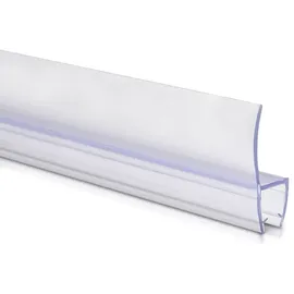 Navaris Schwallschutz Duschdichtung Duschkabine 180° - für 6mm dicke Glas Duschtür - Dichtung Glastür Dusche - Ersatzdichtung Glasdusche 100cm