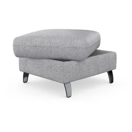 sit&more Stauraumhocker Grenoble 66 x 48 x 76 cm Silber