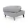 sit&more Stauraumhocker Grenoble 66 x 48 x 76 cm Silber