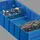 Allit Sichtlagerkasten Polypropylen 300 x 91 x 81 mm Blau 1 St.