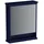 Vitra Valarte LED-Spiegelschrank 63 cm 1 Tür Türanschlag links, stahlblau, lackiert
