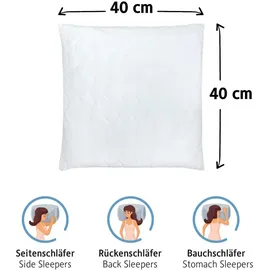 Komfortec Kopfkissen 40 x 40 cm Weiß