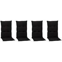 BEO Sitzauflage 4 St. 120 x 50 x 5 cm anthrazit