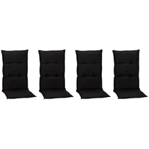 BEO Sitzauflage 4 St. 120 x 50 x 5 cm anthrazit