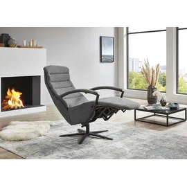 die planbar Relaxsessel DIE PLANBAR Polyester 66 x 110 x 83 cm Grau mit Relaxfunktion