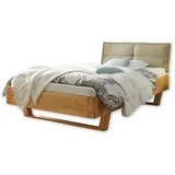 SchlafKONTOR TJARK Bett mit gepolstertem Kopfteil - 186 x 89 x 219 cm (B/H/T)