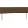 vidaXL Boxspringbett mit Matratze Dunkelbraun 180x200 cm Stoff