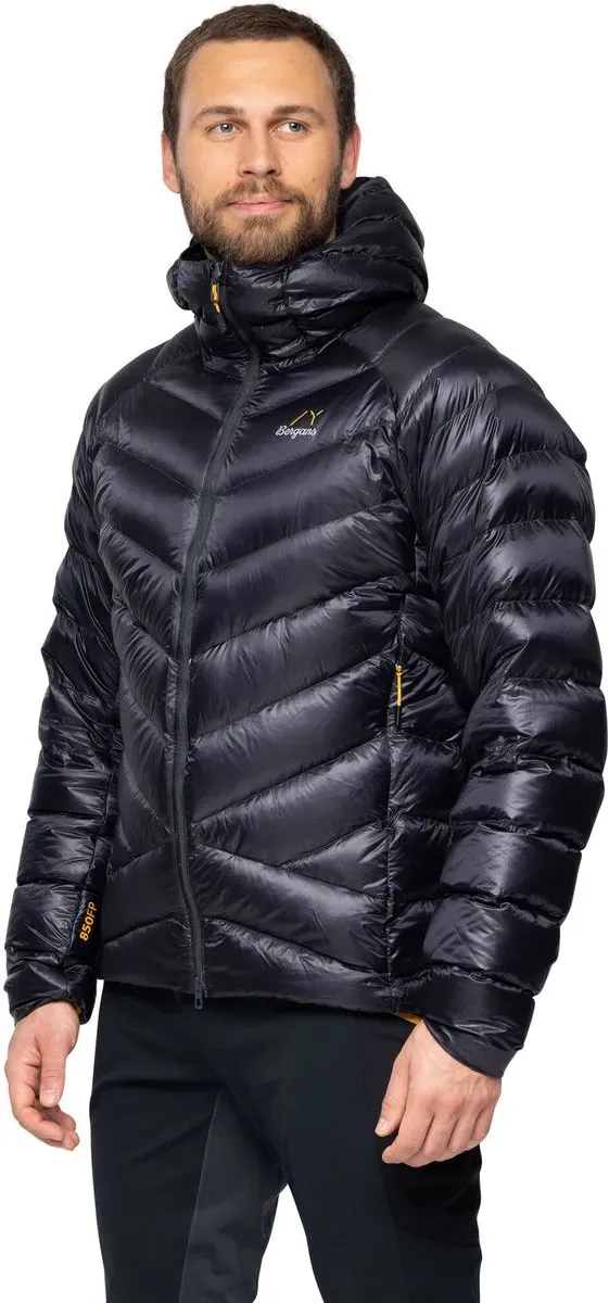 Bergans Y Lightline Weightless Down Jacket Hood Men dark shadow grey (24616) L
