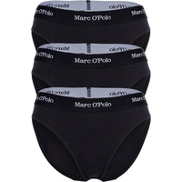 Marc O'Polo Damen Essentials 3-Pack Briefs, Schwarz, S