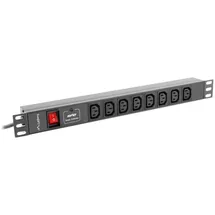 LANBERG Steckdosenleiste 2 m Schwarz 8 St.