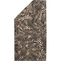 CAWÖ Maison Blätter Duschtuch 70 x 140 cm grau