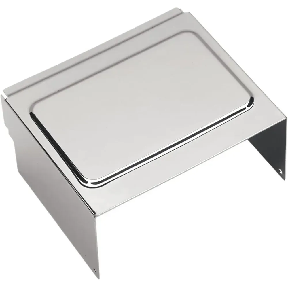 Drag Specialties Harley Davidson Fxd 1340 Dyna Super Glide 97 25-006-bx44 Batterieabdeckung - Silver - One Size
