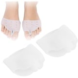 1 Paar Hallux Valgus Corrector, Glätteisen Hallux Valgus Corrector Zehenprotektor Schmerzlinderung Zehenabstandhalter Separatoren für eine schnelle Schmerzlinderung(Weiß)