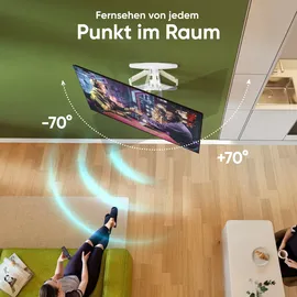 ONKRON TV-Wandhalterung M6L-W, weiß, M6L