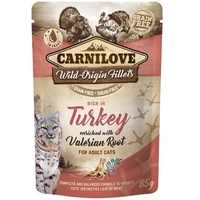 CARNILOVE cat pouch rich in Turkey enriched w/Valerian 85g