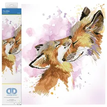 DIAMOND DOTZ® DD8.013 Original Diamond Painting Fox Bliss“ 42 x 50 cm,