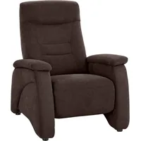 exxpo - sofa fashion Relaxsessel Ascoli Kunstleder 88 x 106 x 99 cm Braun mit Relaxfunktion