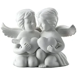 Rosenthal Engelpaar mit Herz Weiss Matt 8 cm