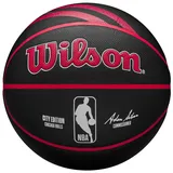Wilson NBA Team City Collector Chicago Bulls In/Out Ball WZ4024105XB, Unisex, Schwarz, 7