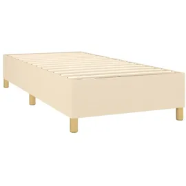 vidaXL Boxspringbett 100 x 200 cm Creme