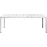 Nardi Rio Alu Fix Gartentisch 210 cm, weiß