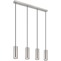 ETC Shop Pendellampe Wohnzimmer Hängeleuchte modern led Esstischlampe chrom,