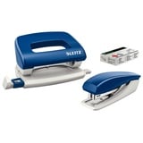 Leitz Locher und Heftgeräte Set NeXXt 5058 und 5517 Mini blau