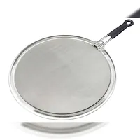 Gsd Spritzschutz mit einklappbarem Griff 33cm / Edelstahl