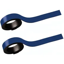 Maul Magnetstreifen 1 cm x 100 cm Blau 2 St.